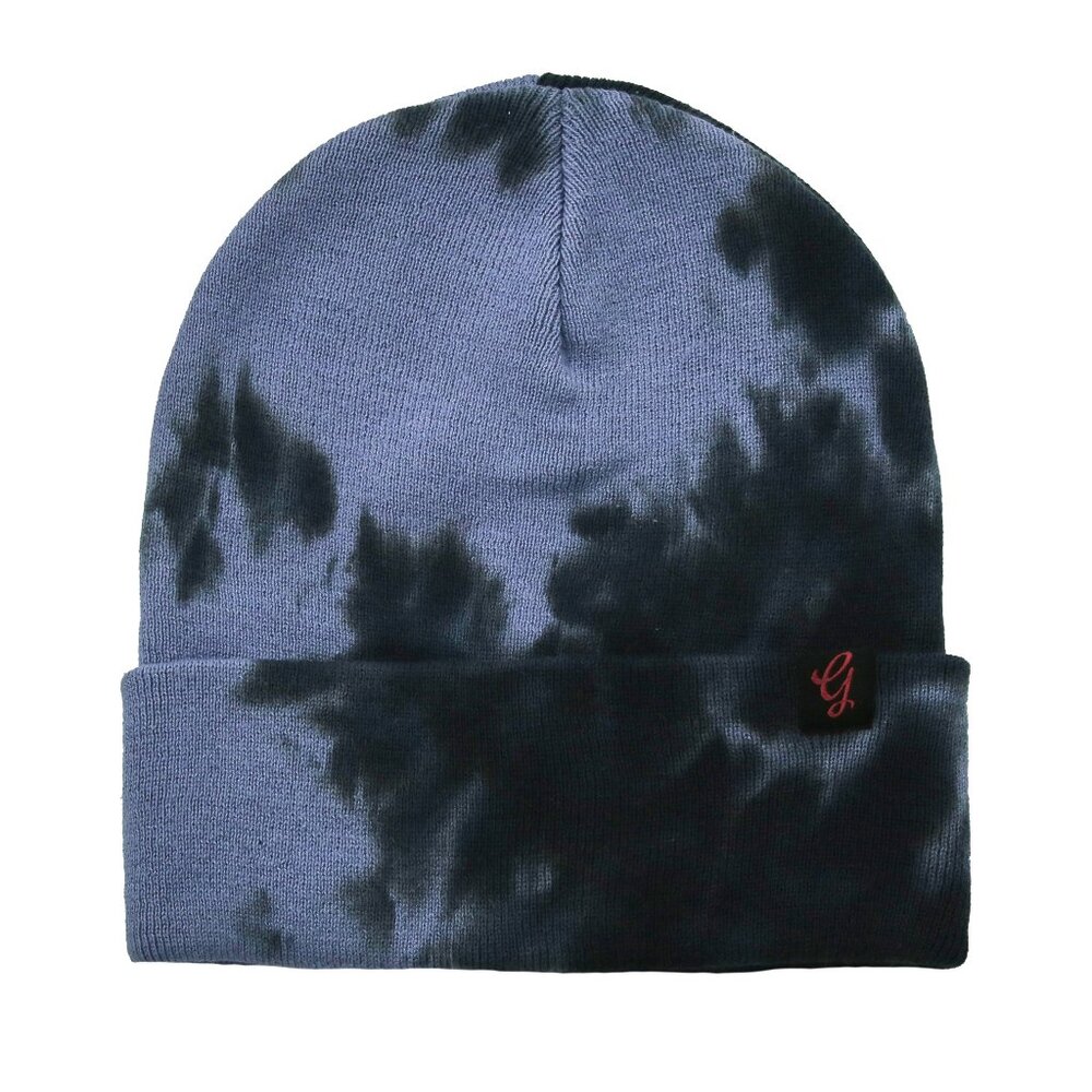 Cozy Sleek and Fitted Tie-Dye Knit Beanie for Effortless Style and Warmth Unisex